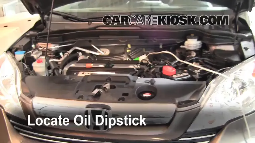 2009 Honda CR-V EX-L 2.4L 4 Cyl. Oil Check Oil Level